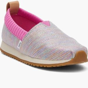 TOMS Pink and Slip-On ShoesKids' Alpargata Resident Slip-On Sneaker Size 10 T